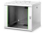 Digitus 9HE 19"-Wandgehäuse Unique Serie RAL 7035 grau