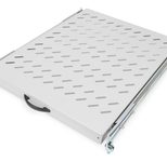 Digitus Fachboden 19"-Schränke ausziehbar ab 800mm Tiefe bis 25kg 1HE RAL7035 grau