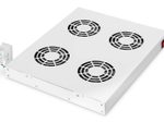 Digitus Lüftermodule für 19"-Schränke 4 Lüfter RAL7035 grau (DN-19 FAN-4-HO)