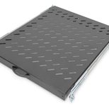 Digitus Fachboden 19"-Schränke ausziehbar ab 800mm Tiefe bis 25kg 1HE RAL9005 schwarz
