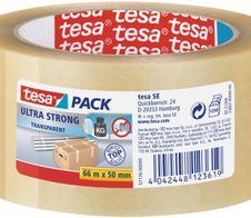 tesa tesapack® 4124 ultra strong Packband 50 mm  x 66 m transparent