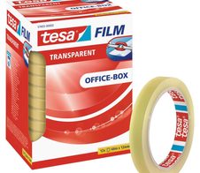tesa OFFICE-BOX Klebefilm 12 mm  x 66 m transparent