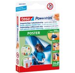 tesa Powerstrips POSTER Klebestreifen 1,5 x 4,5 cm - 20 Stück