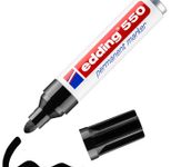 edding 550 Permanentmarker 3,0 - 4,0 mm - schwarz
