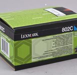 Lexmark Original 802C Toner cyan 1.000 Seiten (80C20C0) für CX310dn/n, CX410de/dte/e, CX510de/dhe/dthe