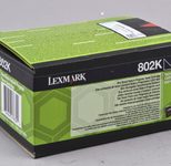 Lexmark Original 802K Toner schwarz 1.000 Seiten (80C20K0) für CX310n/dn, CX410e/de/dte, CX510de/dhe/dthe