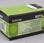 Lexmark Original 802Y Toner gelb 1.000 Seiten (80C20Y0) für CX310n/dn, CX410e/de/dte, CX510de/the/dhe