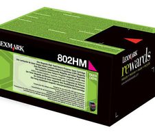 Lexmark Original 802HM Toner magenta 3.000 Seiten (80C2HM0) für CX410e/de/dte, CX510de/dhe/dthe