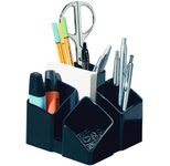 HAN Stiftehalter SCALA schwarz Polystyrol 4 Fächer 12,5 x 12,5 x 10,0 cm