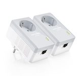 TP-LINK TL-PA4010PKIT AV500 Powerline Starterkit mit Frontsteckdose