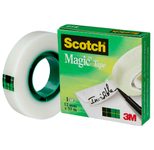 Scotch Magic™ Tape Klebefilm 12 mm  x 33 m matt-unsichtbar