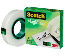 Scotch Magic™ Tape Klebefilm 12 mm  x 33 m matt-unsichtbar
