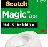 Scotch Magic™ Tape Klebefilm 19 mm  x 33 m matt-unsichtbar