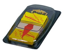 Post-it® Index Haftmarker gelb "Unterschrift" 50 Streifen