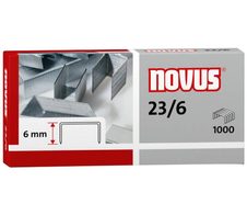 novus Heftklammern 23/6 - 1.000 Stück