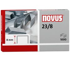 novus Heftklammern 23/8 - 1.000 Stück