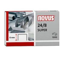novus Heftklammern SUPER 24/8 - 1.000 Stück