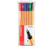 STABILO point 88 Fineliner farbsortiert 0,4 mm - 6 Stück
