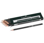 FABER-CASTELL 1111 Bleistifte B schwarz - 12 Stück