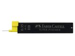 FABER-CASTELL SUPER-POLYMER Bleistiftminen schwarz HB 0,35 mm - 12 Stück