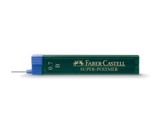 FABER-CASTELL SUPER-POLYMER Bleistiftminen B 0,7 mm - 12 Stück