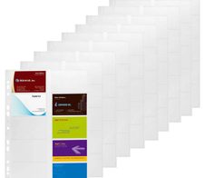 DURABLE Visitenkartenhüllen VISIFIX DIN A4 - 10 Stück