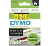 DYMO® Original D1-Schriftband für LabelManager™ 19mm x 7m - Polyester, wieder ablösbar -  schwarz auf gelb