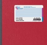 KÖNIG & EBHARDT Geschäftsbuch DIN A5 kariert, 192 Seiten - rot