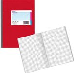 KÖNIG & EBHARDT Geschäftsbuch DIN A6 kariert, rot Softcover - 192 Seiten