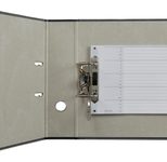 LEITZ Ordnerregister 1262 Halbformat, Überbreite A-Z grau 20-teilig, - 1 Satz