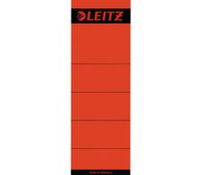 LEITZ Ordneretiketten 1642 rot für 8,0 cm Rückenbreite - 10 Stück