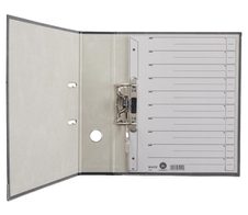 LEITZ Trennblätter 1650 1-0 grau - 100 Stück