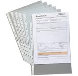 LEITZ Prospekthüllen 4704 DIN A4 transparent genarbt 0,10 mm - 100 Stück