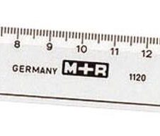 M + R Lineal 20,0 cm - transparent