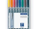 STAEDTLER Lumocolor Folienstifte-Set farbsortiert non-permanent - 8 Stück