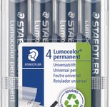 STAEDTLER Lumocolor Folienstifte-Set farbsortiert permanent - 4 Stück