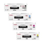Canon Original Toner 731H-Serie 4er-Set schwarz, cyan, magenta, gelb hohe Kapazität (OP6273B002)