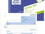 AVERY Zweckform Quittung, MwSt. separat ausgewiesen Formularbuch 1250 - 100 Blatt