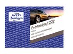 AVERY Zweckform Fahrtenbuch 222