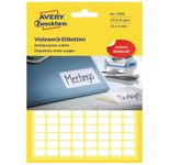 AVERY Zweckform Etiketten 3306 13,0 x 8,0 mm weiß - 3.712 Stück