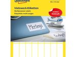 AVERY Zweckform Etiketten 3336 weiß 50,0 x 14,0 mm - 672 Stück