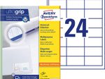 AVERY Zweckform Etiketten 3658 weiß 64,6 x 33,8 mm - 2.400 Stück