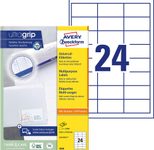 AVERY Zweckform Etiketten 3658 weiß 64,6 x 33,8 mm - 2.400 Stück