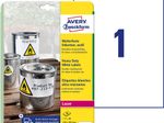 AVERY Zweckform wetterfeste Folienetiketten - 20 Stück