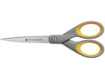 WESTCOTT Papierschere TITANIUM Super 18,0 cm - grau-gelb