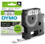 DYMO® Original D1-Schriftband für LabelManager™, Polyester, wieder ablösbar - schwarz auf weiss