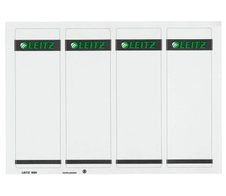 LEITZ Ordneretiketten 1685/2 selbstklebend grau - 100 Stück