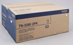 Brother Original TN3280 Toner Doppelpack schwarz 2x 8.000 Seiten (TN-3280TWIN)