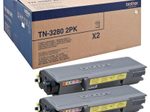 Brother Original TN3280 Toner Doppelpack schwarz 2x 8.000 Seiten (TN-3280TWIN)