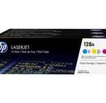 HP Original 128A Toner Tri-Pack cyan, magenta, gelb 1.300 Seiten (CF371AM)